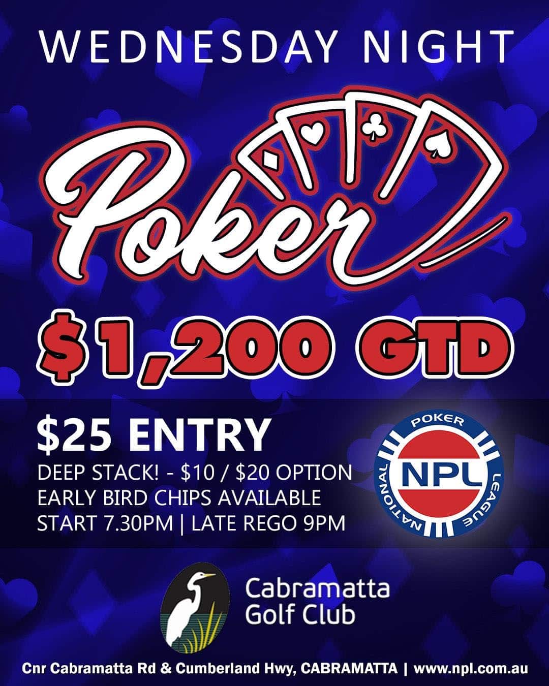 Wednesday Night $1200